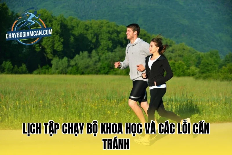 Lịch tập chạy bộ khoa học và các lỗi cần tránh