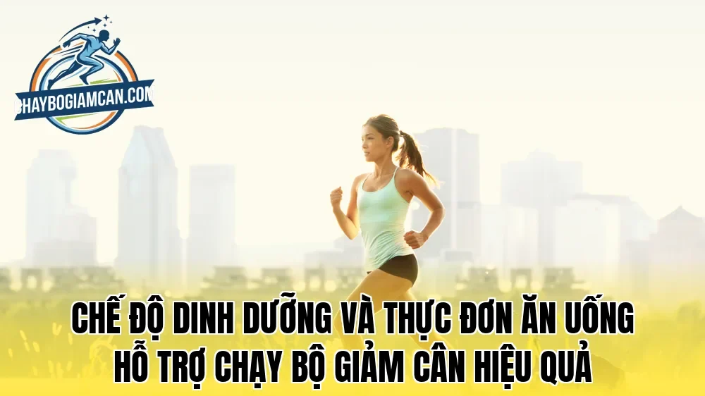 Chế độ dinh dưỡng và thực đơn ăn uống hỗ trợ chạy bộ giảm cân hiệu quả